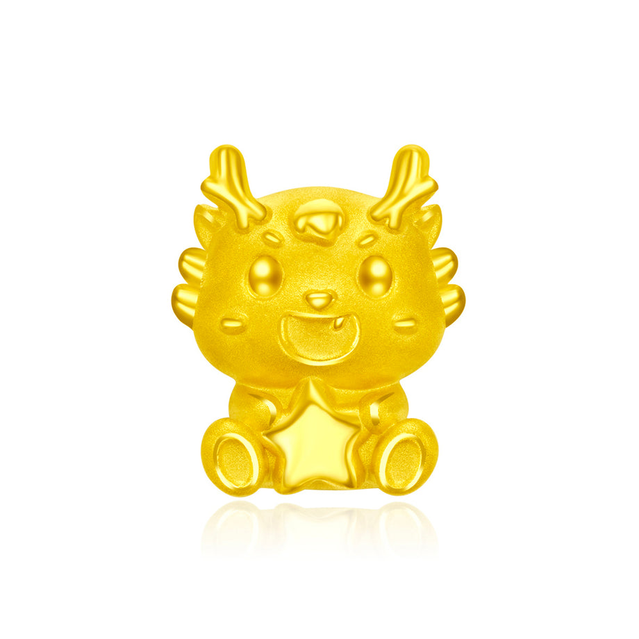 周大福999 24K足金「龙年」系列之昌盛兴龙转运珠– Gem Hooray 珠宝汇