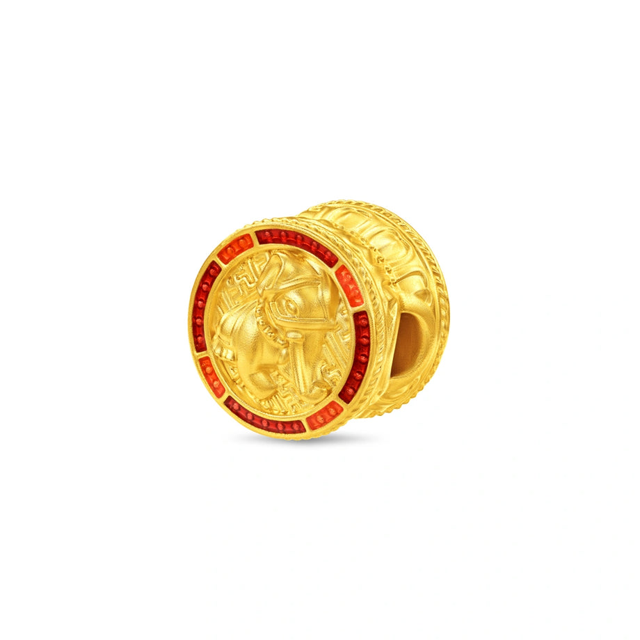 周大福 約1ｇ　金　A u 999.9 福招き　縁起物　ミニ 金元宝 R21435_5.jpg?v=1640726513