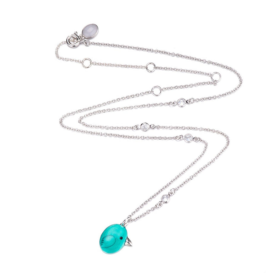 Kat & Chlo 925银镀18K金幸福青鸟之项链– Gem Hooray 珠宝汇