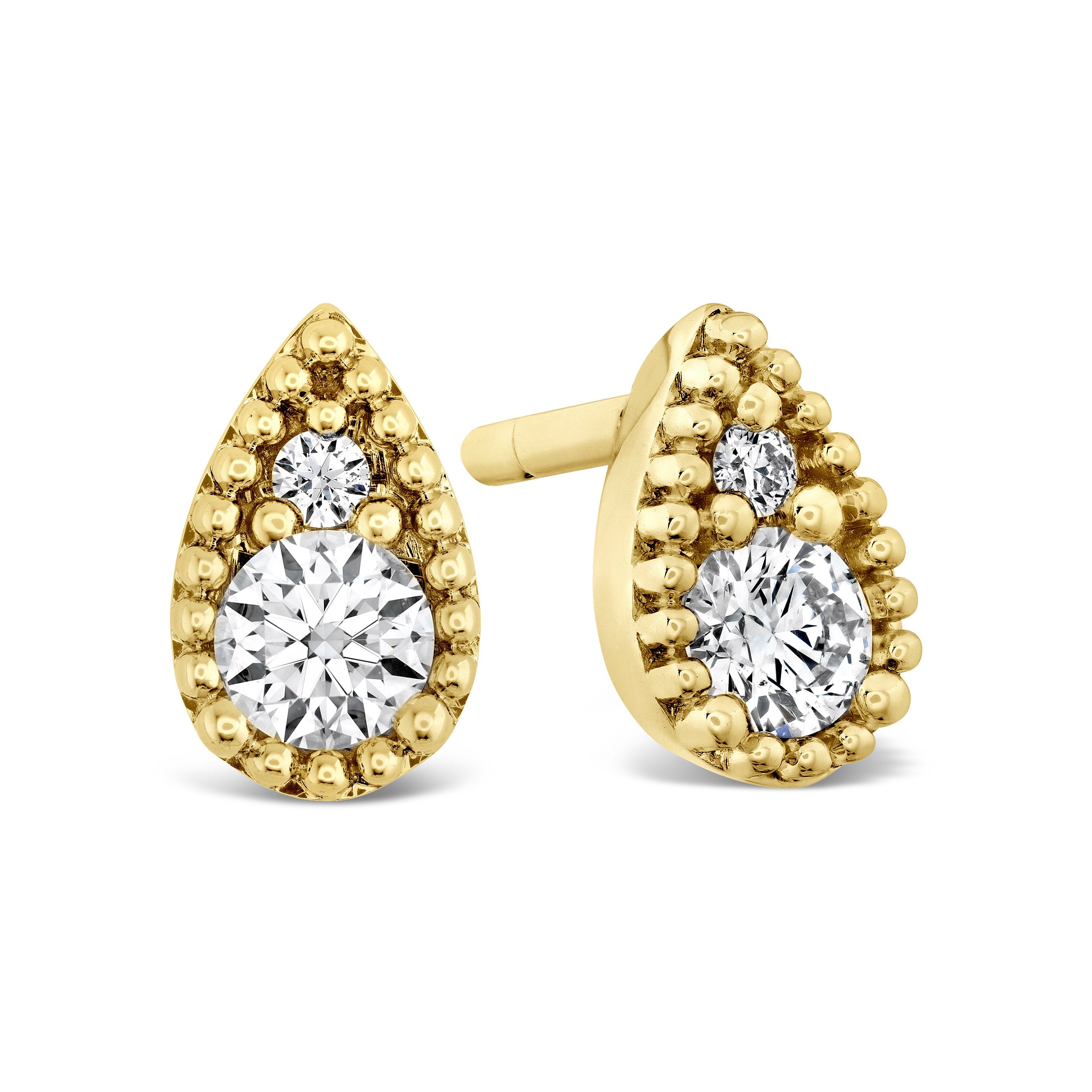 Optima Diamond Drop Earrings in 18k White Gold by Hearts On Fire - Nelson  Coleman Jewelers