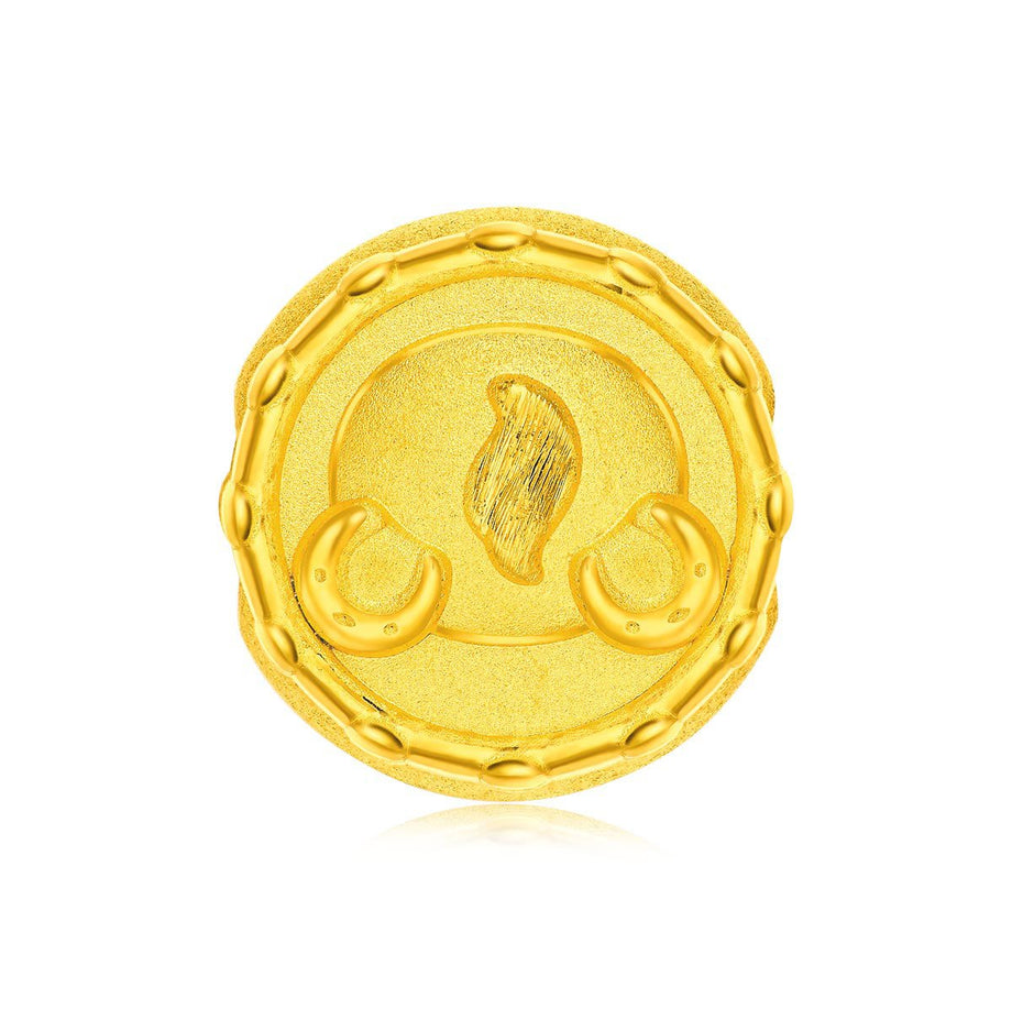 周大福999 24K足金「12生肖系列」招财开运金币转运珠– Gem