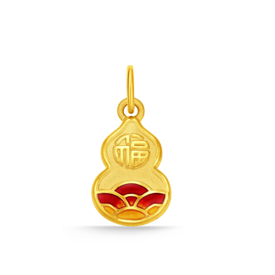 葫蘆20 周大福999 24K足金福字葫芦吊坠– Gem Hooray 珠宝汇
