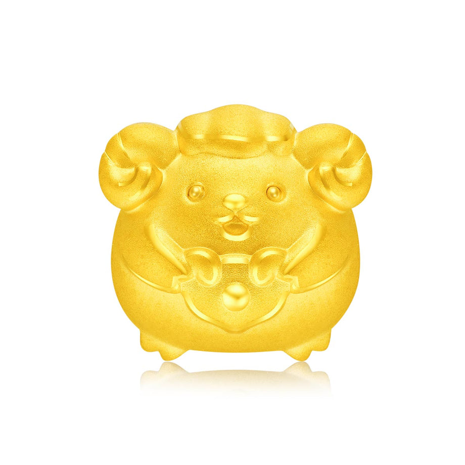 周大福999 24K足金「十二生肖系列」萌宠转运珠– Gem Hooray 珠宝汇